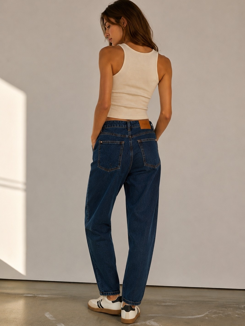 Twik Organic Cotton High-Waisted Mom Jeans – Size 26